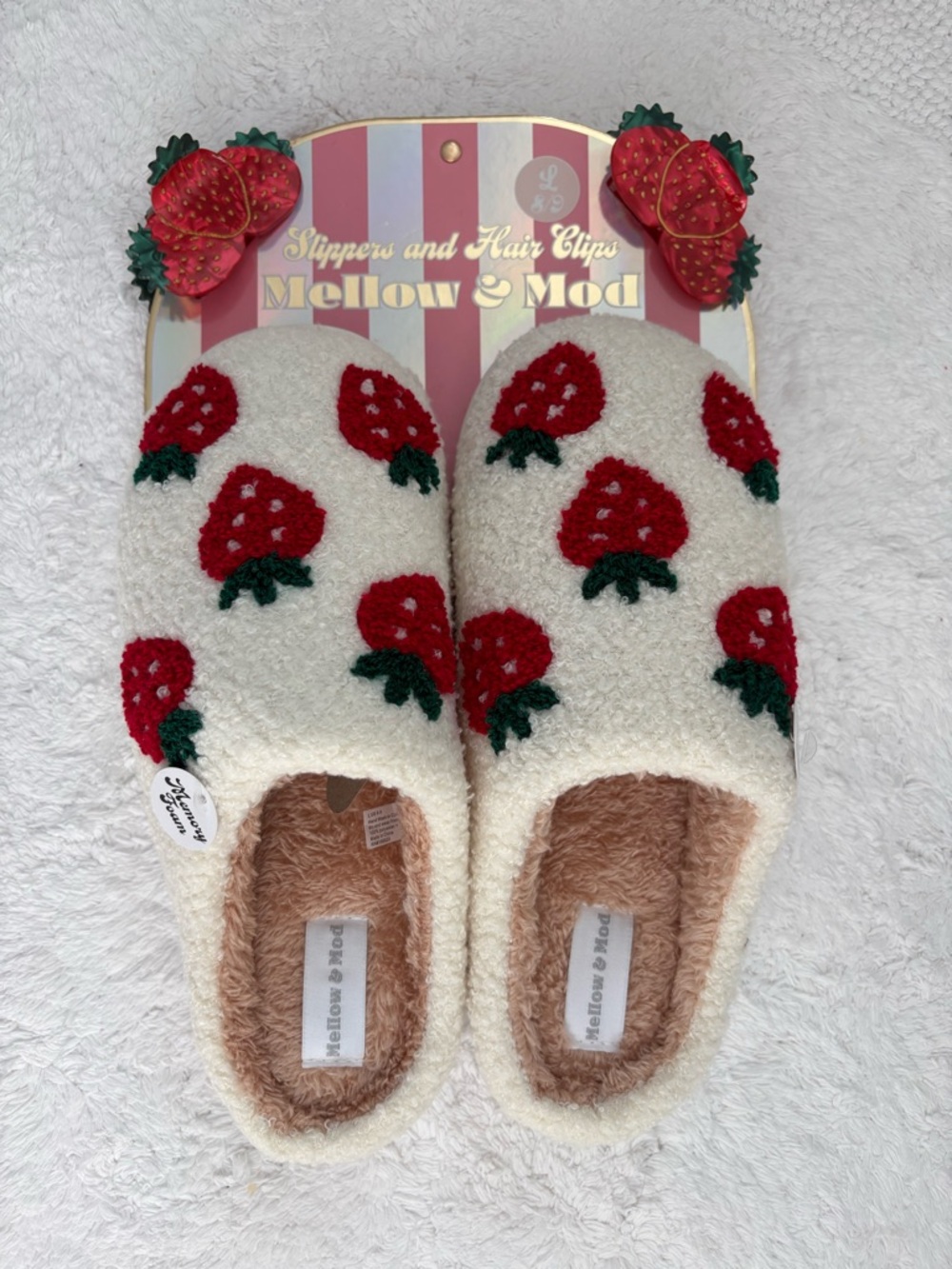 Mellow & Mod Strawberry Slippers 🍓